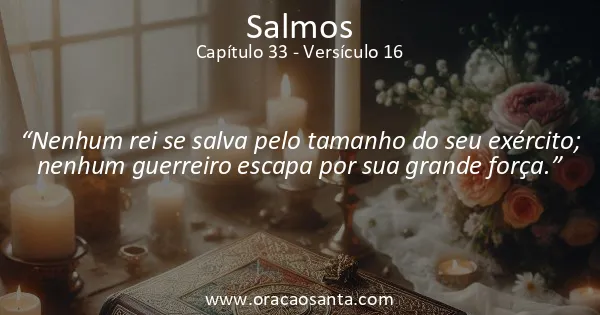 Salmos 33:16