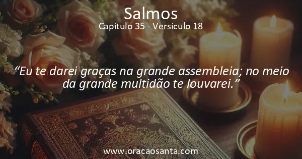 Salmos 35:18
