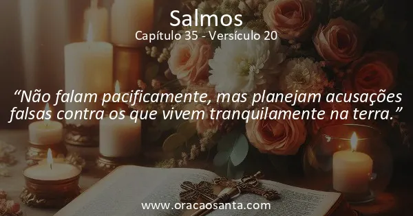 Salmos 35:20