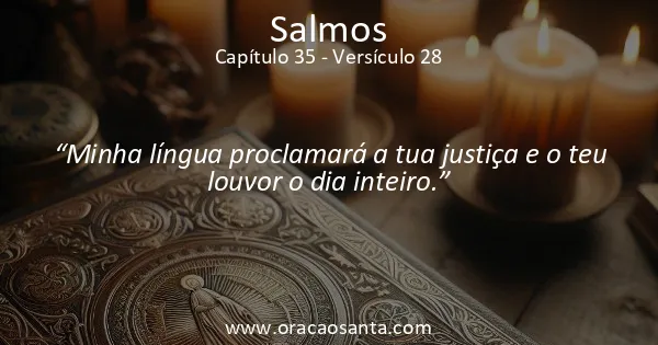 Salmos 35:28
