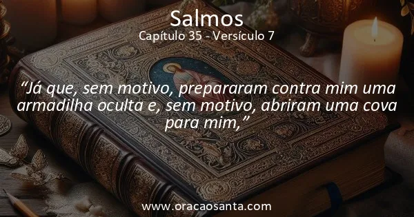 Salmos 35:7