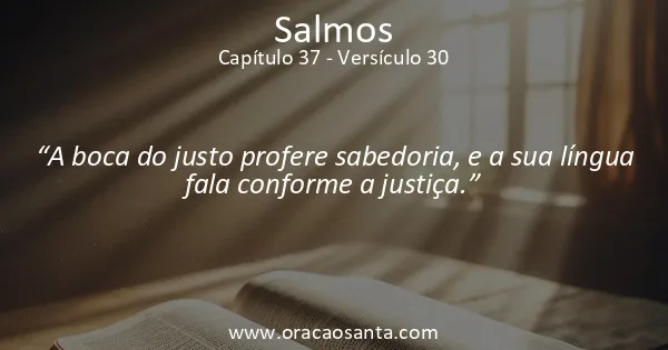 Salmos 37:30