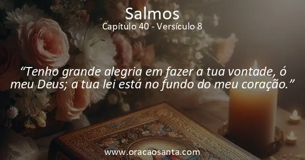 Salmos 40:8