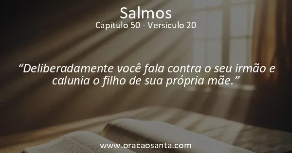 Salmos 50:20