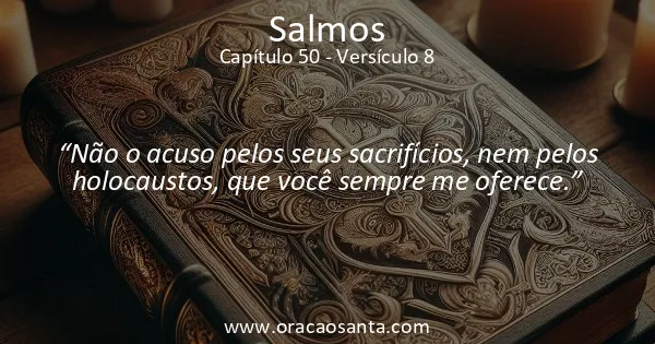 Salmos 50:8