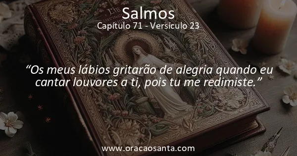 Salmos 71:23