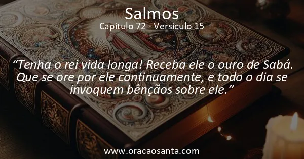 Salmos 72:15