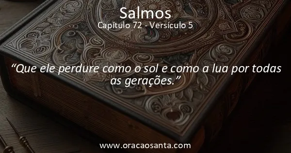 Salmos 72:5
