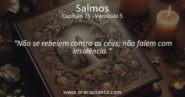 Salmos 75:5