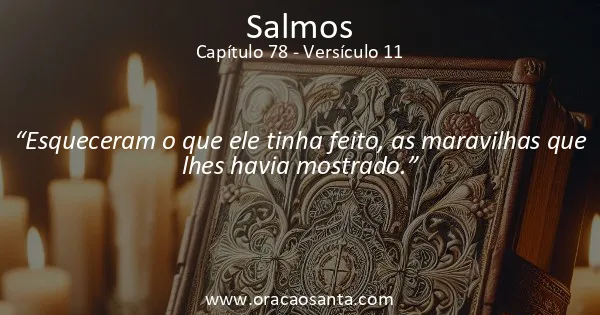 Salmos 78:11