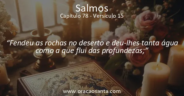 Salmos 78:15