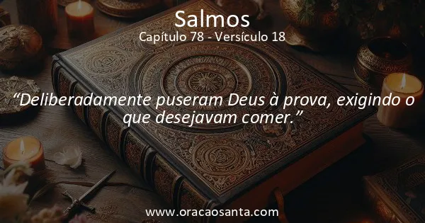 Salmos 78:18