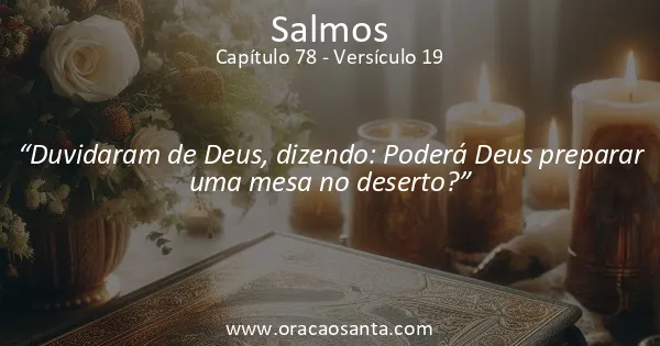 Salmos 78:19