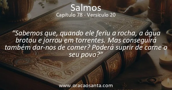 Salmos 78:20