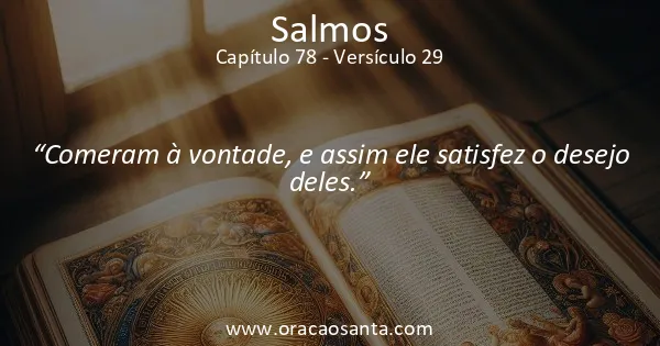 Salmos 78:29