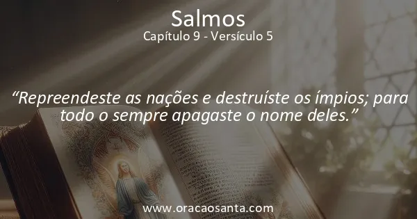 Salmos 9:5