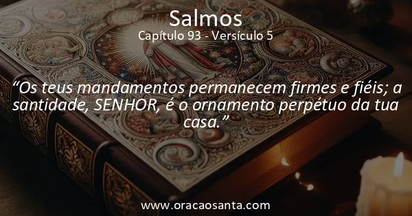 Salmos 93:5