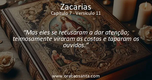 Zacarias 7:11