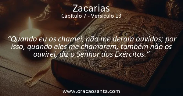 Zacarias 7:13