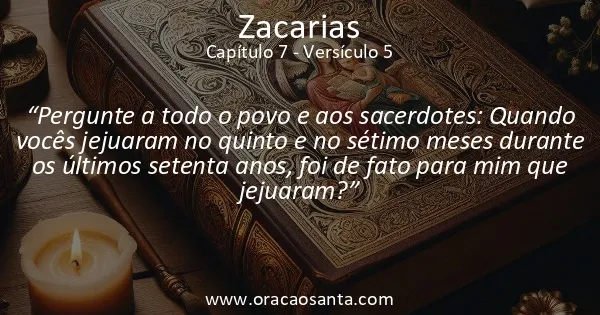 Zacarias 7:5