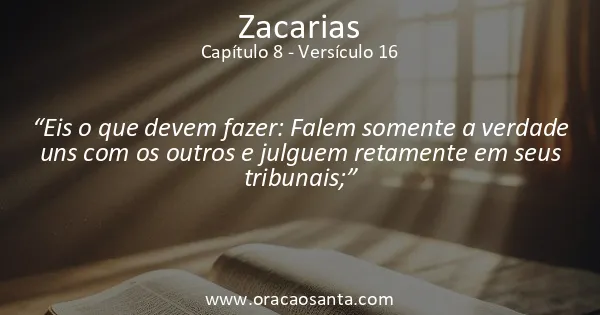 Zacarias 8:16
