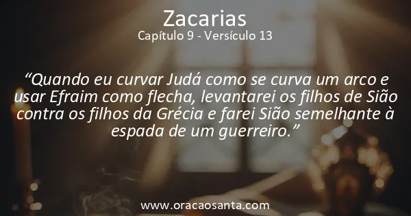 Zacarias 9:13