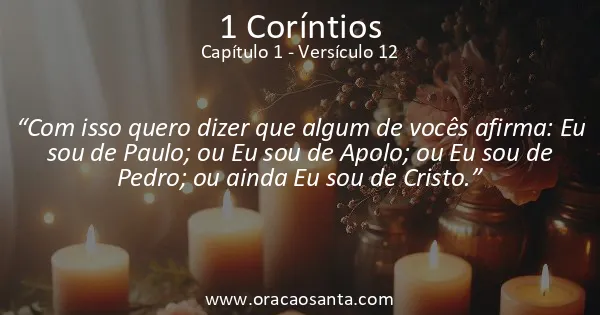 1 Coríntios 1:12