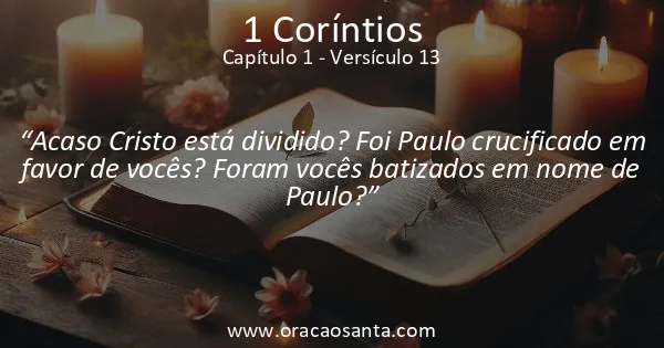 1 Coríntios 1:13
