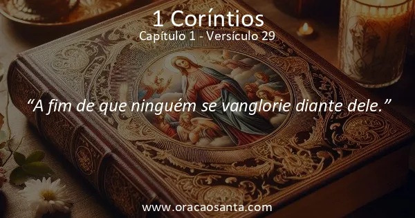 1 Coríntios 1:29
