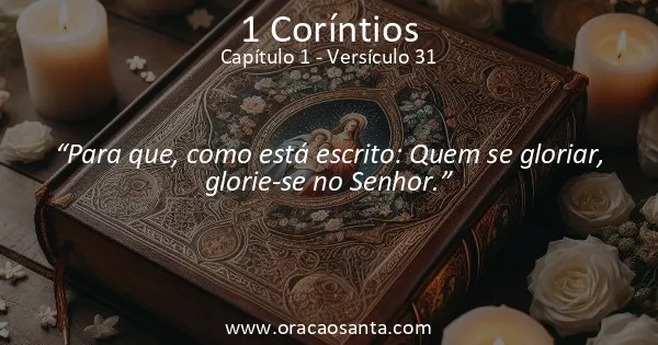 1 Coríntios 1:31
