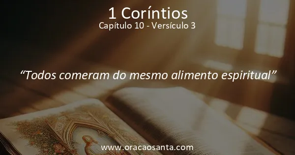 1 Coríntios 10:3
