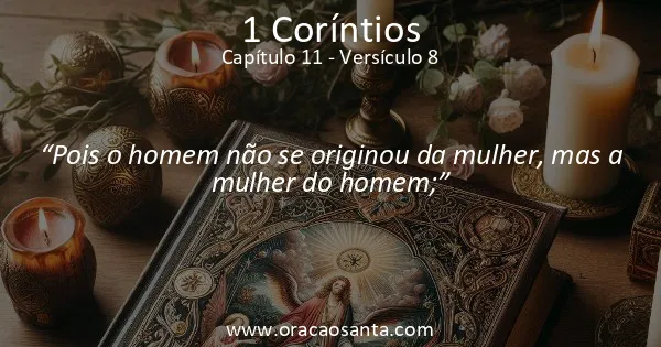 1 Coríntios 11:8