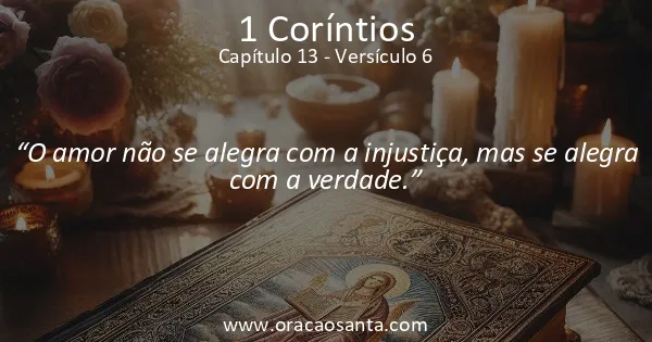 1 Coríntios 13:6