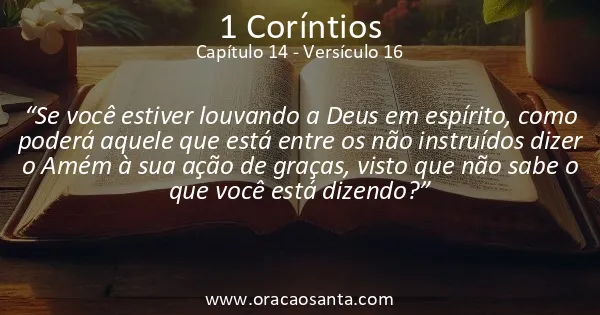 1 Coríntios 14:16