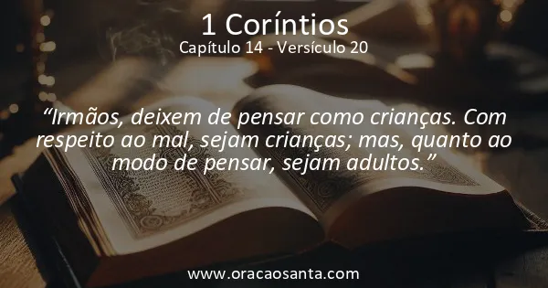 1 Coríntios 14:20