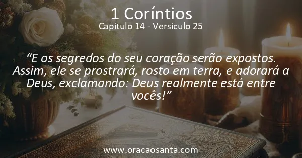 1 Coríntios 14:25