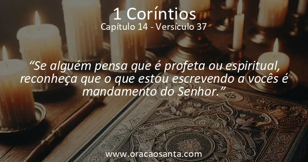 1 Coríntios 14:37