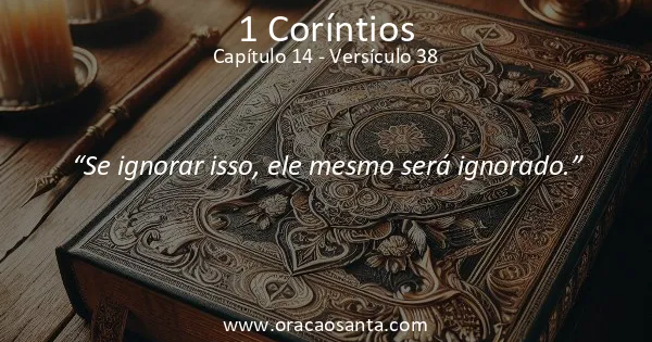 1 Coríntios 14:38
