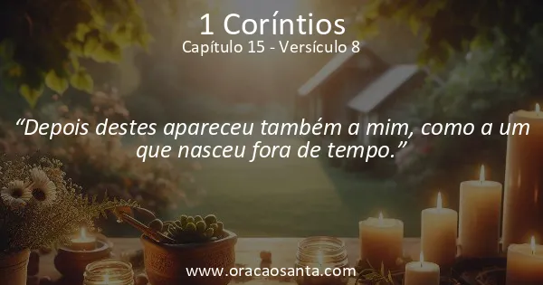 1 Coríntios 15:8