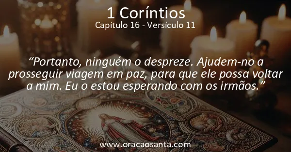 1 Coríntios 16:11