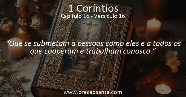 1 Coríntios 16:16