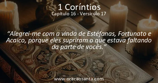 1 Coríntios 16:17