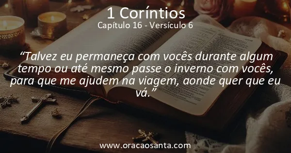 1 Coríntios 16:6