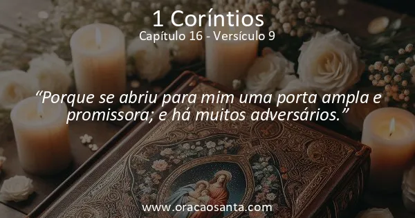 1 Coríntios 16:9