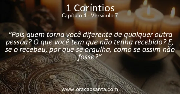 1 Coríntios 4:7