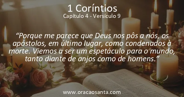 1 Coríntios 4:9