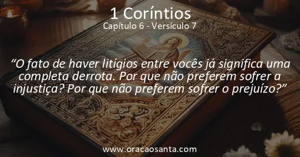 1 Coríntios 6:7
