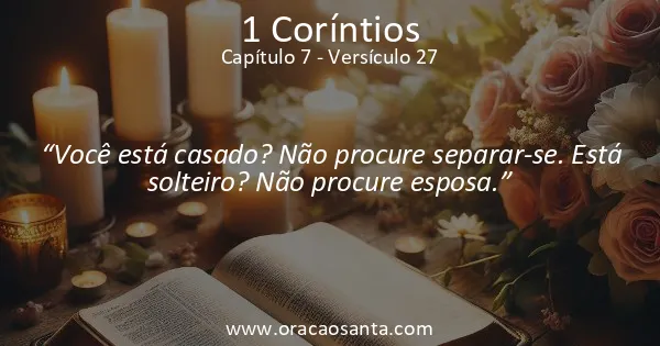 1 Coríntios 7:27