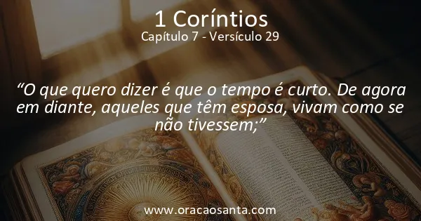1 Coríntios 7:29