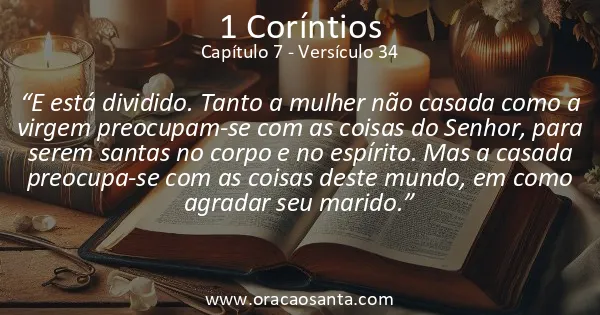 1 Coríntios 7:34